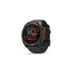 Smartwatch Garmin Fenix 8 Stainless Steel 51mm GPS NFC 10 ATM με Δυνατότητα Κλήσεων Slate Grey με Black Silicone Band | Smartwatches - shopin.gr
