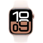 Apple Watch Series 10 4G 42mm GPS eSIM NFC IP6X Aluminum Case Rose Gold με Sport Band Light Blush | Smartwatches - shopin.gr