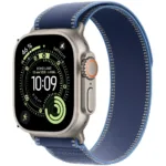 Apple Watch Ultra 3 5G 49mm GPS eSIM NFC IP6X Natural Titanium Case με Blue Trail Loop | Smartwatches - shopin.gr