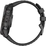 Smartwatch Garmin Fenix 7X Pro Sapphire Solar Titanium 51mm GPS NFC 10 ATM Carbon Grey DLC Titanium με Black Band | Smartwatches - shopin.gr