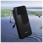 Φορτιστής Ανάγκης Dudao K11 10W 10000mAh με 4 Ενσωματωμένα Καλώδια Μαύρο | Shopin.gr