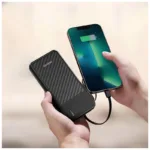 Φορτιστής Ανάγκης Dudao K11 10W 10000mAh με 4 Ενσωματωμένα Καλώδια Μαύρο | Shopin.gr