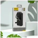 Φορτιστής Ανάγκης Dudao K11Pro 10W 20000mAh με 4 Ενσωματωμένα Καλώδια Μαύρο | Shopin.gr