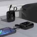 Φορτιστής Ανάγκης Dudao K32 22.5W 10000mAh με 2 Ενσωματωμένα Καλώδια Μαύρο | Shopin.gr