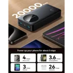 Φορτιστής Ανάγκης Joyroom JR-PBF14 22.5W 20000mAh με LED Μαύρο | Shopin.gr