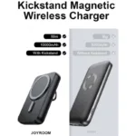 Φορτιστής Ανάγκης Joyroom JR-W050 20W 10000mAh PD Magnetic Wireless με Δακτύλιο Στήριξης Μαύρο | Shopin.gr
