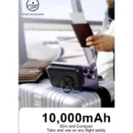 Φορτιστής Ανάγκης Joyroom JR-W050 20W 10000mAh PD Magnetic Wireless με Δακτύλιο Στήριξης Μαύρο | Shopin.gr