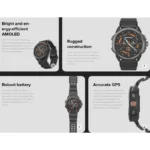 Smartwatch Hammer Watch 2 1.5" Μαύρο-Πορτοκαλί | Shopin.gr