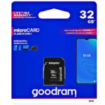 Κάρτα μνήμης Micro SDHC C10 UHS-1 U1 GoodRam 100MB/s 32Gb + 1 ADP | Shopin.gr