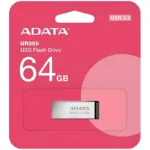 USB 3.2 Flash Disk Adata UR350 USB A 100MB/s 64GB Ασημί | Shopin.gr