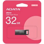 USB 3.2 Flash Disk Adata UR340 USB A 100MB/s 32GB Μαύρο | Shopin.gr