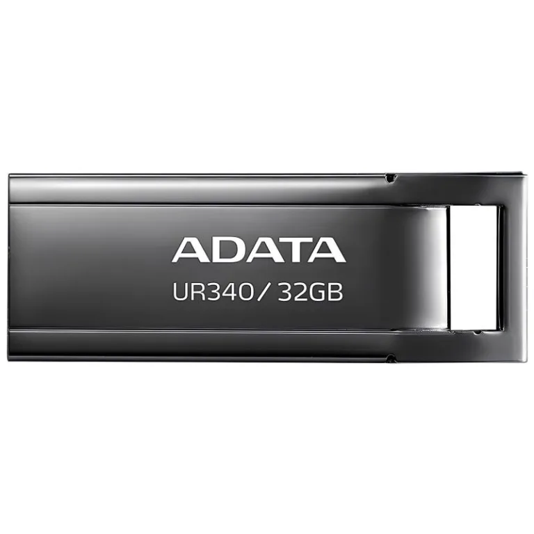 USB 3.2 Flash Disk Adata UR340 USB A 100MB/s 32GB Μαύρο | Shopin.gr