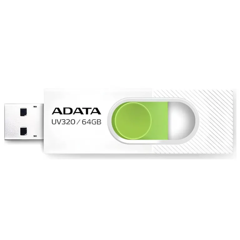 USB 3.2 Flash Disk Adata UV320 USB A 64GB Λευκό | Shopin.gr