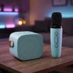 Φορητό Ηχείο Bluetooth Blavec WS-07 Karaoke Party με 2 Μικρόφωνα 5W Μπλε | Shopin.gr
