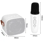 Φορητό Ηχείο Bluetooth Blavec WS-07 Karaoke Party με 2 Μικρόφωνα 5W Λευκό | Shopin.gr