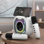Φορητό Ηχείο Bluetooth Blavec WS-08 Karaoke Idol με 2 Μικρόφωνα 8W Λευκό | Shopin.gr