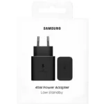 Φορτιστής Ταξιδίου Ταχείας Φόρτισης Samsung EP-T4511 με Έξοδο USB C 45W Μαύρο | Shopin.gr