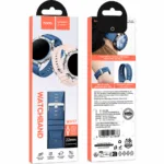 Watchband Hoco WH17 Original Series Silicone Strap για Samsung Huawei Xiaomi Vivo OPPO κα 22mm Universal Σκούρο Μπλε | Αξεσουάρ Wearables - shopin.gr