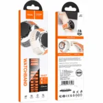 Watchband Hoco WH27 Flexible Series Silicon Strap για Samsung Huawei Xiaomi Vivo OPPO κα 22mm Universal Μαύρο-Πορτοκαλί | Αξεσουάρ Wearables - shopin.gr
