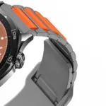 Watchband Hoco WH27 Flexible Series Silicon Strap για Samsung Huawei Xiaomi Vivo OPPO κα 22mm Universal Γκρι-Πορτοκαλί | Αξεσουάρ Wearables - shopin.gr
