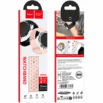 Watchband Hoco WH25 Flexible Series για Samsung Huawei Xiaomi Vivo OPPO κα 22mm Universal Ροζ Silicon Strap | Αξεσουάρ Wearables - shopin.gr