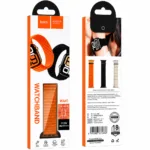 Watchband Hoco WA41 Parkour Series 44/45/46/49mm Nylon Strap για Apple Watch series 1/2/3/4/5/6/7/8/9/se/ultra1/ultra2 Πορτοκαλί | Αξεσουάρ Wearables - shopin.gr