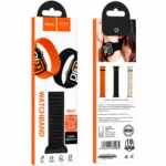 Watchband Hoco WA41 Parkour Series 44/45/46/49mm Nylon Strap για Apple Watch series 1/2/3/4/5/6/7/8/9/se/ultra1/ultra2 Μαύρο | Αξεσουάρ Wearables - shopin.gr