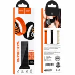 Watchband Hoco WA41 Parkour Series 38/40/41/42 mm Nylon Strap για Apple Watch series 1/2/3/4/5/6/7/8/9/SE/SE2 Μαύρο | Αξεσουάρ Wearables - shopin.gr