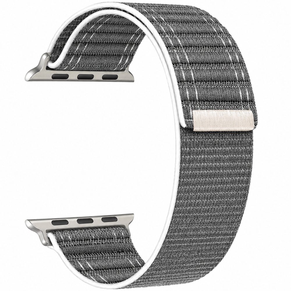 Watchband Hoco WA42 Fabric Series 44/45/46/49mm Nylon Strap για Apple Watch series 1/2/3/4/5/6/7/8/9/se/ultra1/ultra2 Γκρι | Αξεσουάρ Wearables - shopin.gr