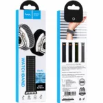 Watchband Hoco WA42 Fabric Series 44/45/46/49mm Nylon Strap για Apple Watch series 1/2/3/4/5/6/7/8/9/se/ultra1/ultra2 Μαύρο | Αξεσουάρ Wearables - shopin.gr