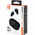 Wireless Hands Free JBL Wave Buds 2 με Pure Bass ANC έως 40 Ώρες Αυτονομίας IP54 και Θήκη Φόρτισης Μαύρα | Bluetooth - shopin.gr
