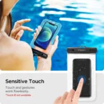 Θήκη Αδιάβροχη Spigen A601 IPX8 Universal Διαστάσεις 12.5cm x 22cm Διάφανη 2 Τεμαχίων | Θήκες - shopin.gr