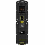 Noozy Hero 4G Dual Sim με Διπλή Οθόνη 2.4"+1.44" Bluetooth Φακό 1200mAh Μπαταρία IP68 Μαύρο-Κίτρινο με Ελληνικό Πληκτρολόγιο | Κινητά απλής χρήσης - shopin.gr