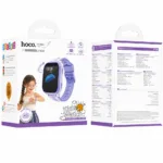 Kids Smartwatch Hoco Y108 4G 730mAh 1.69” LCD με GPS IPX7 και Δυνατότητα Κλήσεων Μωβ | Smartwatches - shopin.gr