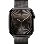 Apple Watch Series 10 4G 46mm GPS eSIM NFC IP6X Titanium Case with Milanese Loop Slate | Smartwatches - shopin.gr