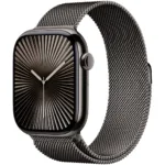 Apple Watch Series 10 4G 46mm GPS eSIM NFC IP6X Titanium Case with Milanese Loop Slate | Smartwatches - shopin.gr