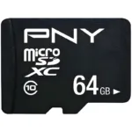 Κάρτα μνήμης Micro SDXC C10 UHS-I U1 PNY Performance Plus 100MB/s 64GB + 1 ADP | Shopin.gr