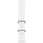 Λουράκι Σιλικόνης Ocean για Apple Watch 44/ 45/ 46/ 49mm Λευκό (Ασυσκεύαστο) | Shopin.gr