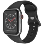 Λουράκι Σιλικόνης για Apple Watch 42/ 44/ 45/ 46/ 49mm Μαύρο (Ασυσκεύαστο) | Shopin.gr