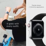 Λουράκι Σιλικόνης για Apple Watch 42/ 44/ 45/ 46/ 49mm Μαύρο (Ασυσκεύαστο) | Shopin.gr