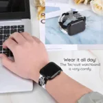 Λουράκι Flexible Fiber για Apple Watch 42/ 44/ 45/ 46/ 49mm Λευκό (Ασυσκεύαστο) | Shopin.gr