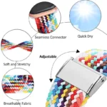 Λουράκι Flexible Fiber για Apple Watch 42/ 44/ 45/ 46/ 49mm Μαύρο (Ασυσκεύαστο) | Shopin.gr