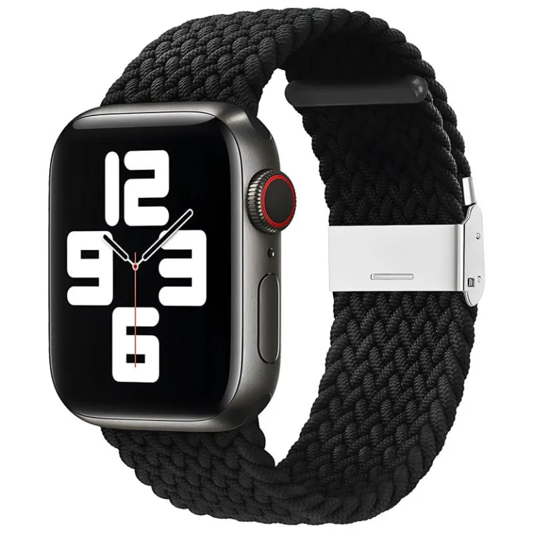 Λουράκι Flexible Fiber για Apple Watch 42/ 44/ 45/ 46/ 49mm Μαύρο (Ασυσκεύαστο) | Shopin.gr