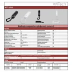 Σταθερό Τηλέφωνο Γόνδολα WiTech WT-1010 Μαύρο | Shopin.gr