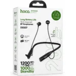 Bluetooth Hands Free Hoco. DSS07 Excellent Neckband v5.4 1200mAh MicroSD 200 Ώρες Αναπαραγωγής Μαύρα | Bluetooth - shopin.gr
