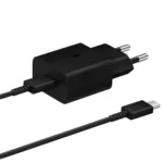 Φορτιστής Ταξιδίου Samsung Fast Charging EP-T1510XBEGEU 15W με Καλώδιο USB-C σε USB-C  Μαύρο | Φορτιστές - shopin.gr