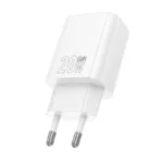 Φορτιστής Ταξιδίου Hoco N60 Gentle GaN με 1 Εξόδο Φόρτισης USB-C PD20W 5V 3.0A  Λευκός | Φορτιστές - shopin.gr