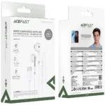 Hands Free Acefast L13 Earphones Stereo USB-C με Μικρόφωνο Λευκά 1.2m | Hands Free - shopin.gr