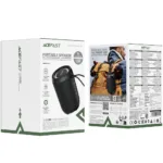 Φορητό Ηχείο Wireless Acefast K12 Air TWS ENC v6.0 1800mAh 16W TF Card AUX RGB Φωτισμό IPX4 Μαύρο | Φορητά Ηχεία - shopin.gr