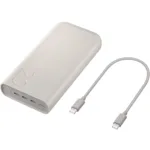 Power Bank Samsung EB-P4520XUEGEU 20000mAh Super Fast Charging 2.0 45W με 3xUSB-C In/Out Power Delivery Μπεζ | Power Bank - shopin.gr